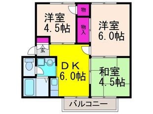 サンモリックＢ棟の物件間取画像